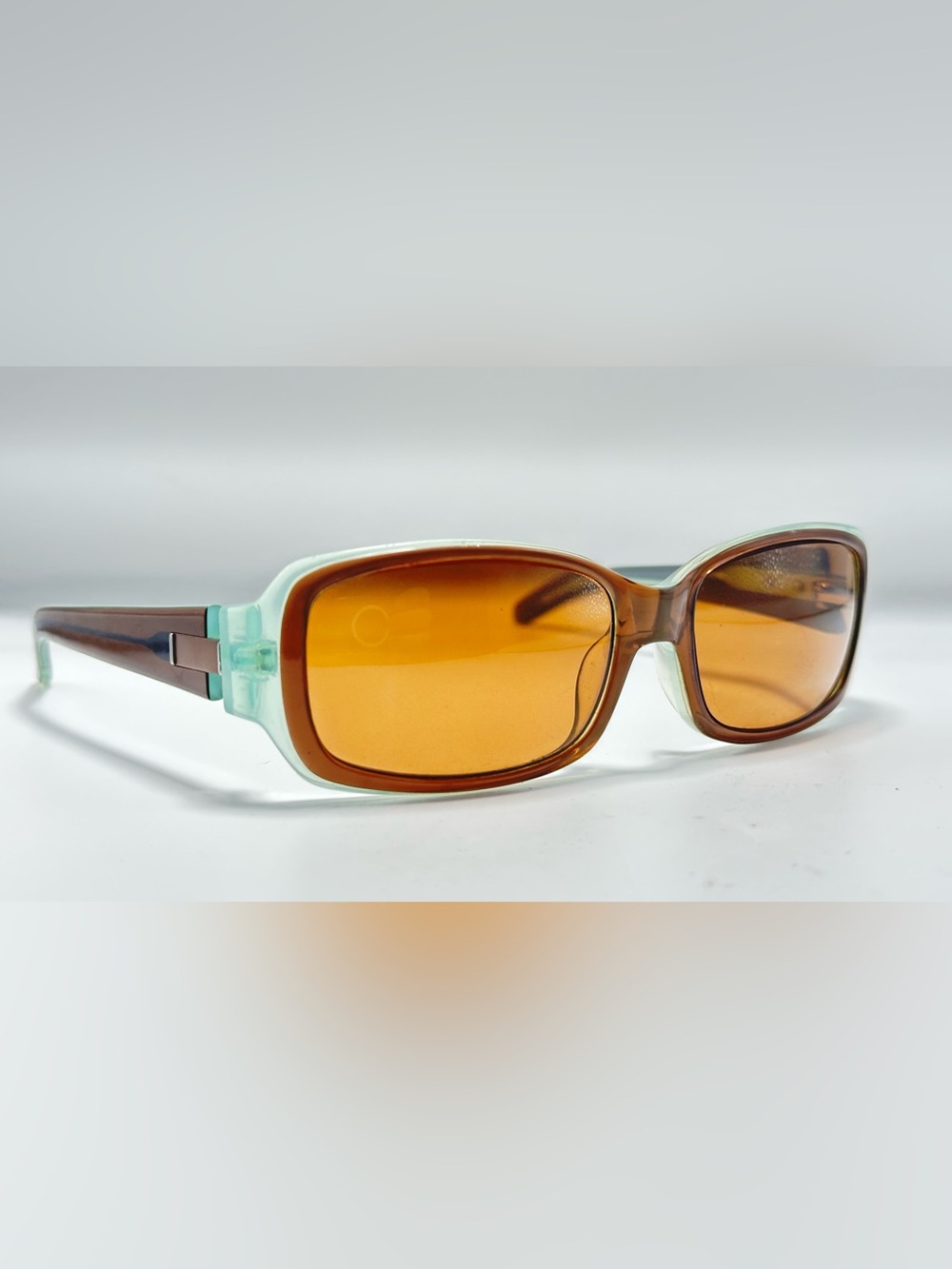 Ellen Tracy Brown Oval Sunglasses Frames Only